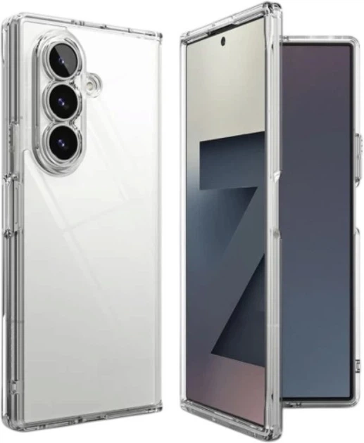 Etui do smartfona Samsung Galaxy Z Fold7 Ringke Fusion Clear (8800293855255) - Zdjęcie 5 Etui do smartfona Samsung Galaxy Z Fold7 Ringke Fusion Clear (8800293855255) - obraz 5
