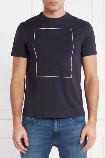 Футболка Armani Exchange 52(XL) Синий (131365) - Фото 1 Футболка Armani Exchange 52(XL) Синий (131365) - изображение 1