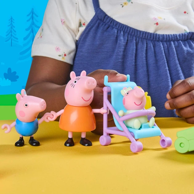 Набір з 5 фігурок Сімейна Подорож Свинки Пеппи Peppa Pig Peppa's Travels Big Family Adventure Hasbro (G2179) - Фото 5 Набір з 5 фігурок Сімейна Подорож Свинки Пеппи Peppa Pig Peppa's Travels Big Family Adventure Hasbro (G2179) - изображение 5