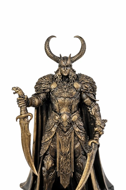 Статуетка DIKOCE Локі 24 см Антична бронза (DKA-ST-Loki 24cm AB) - зображення 8