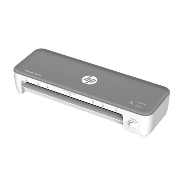 Ламінатор Hewlett-Packard HP ONELAM 270 A4 на гарячій основі + 5 плівок A4/80 мкм Grey (4030152953226) - Фото 4 Ламінатор Hewlett-Packard HP ONELAM 270 A4 на гарячій основі + 5 плівок A4/80 мкм Grey (4030152953226) - зображення 4