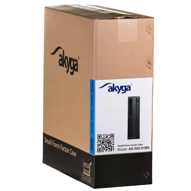 Корпус Akyga AK-502-02BK SFF Black (5901720133694) - Фото 9 Корпус Akyga AK-502-02BK SFF Black (5901720133694) - изображение 9