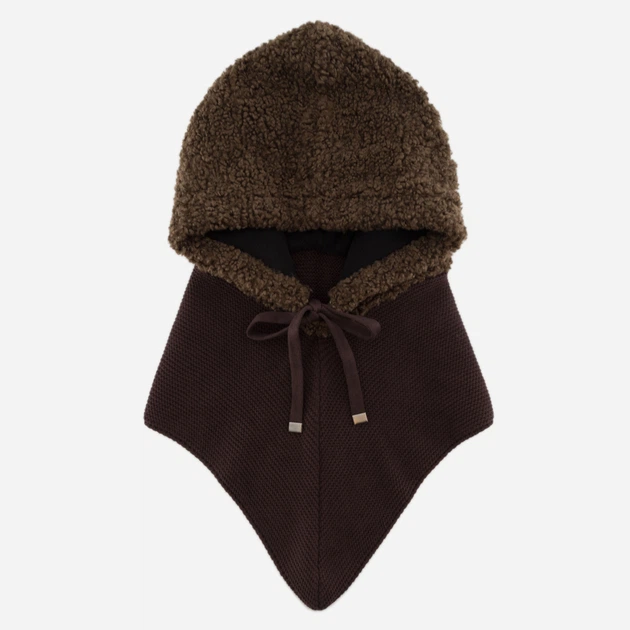 Капор женский Vilss Donna Ram VL2101-14-321 One Size Шоколад/Темный шоколад - изображение 2