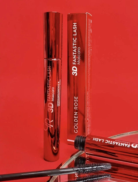 Тушь для ресниц Golden Rose 3D Fantastic Lash Mascara, объемная - изображение 5