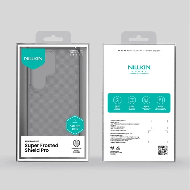 Etui Nillkin Super Frosted Shield Pro do Samsung Galaxy S26 półprzezroczysty czarny (6902048307339) - Zdjęcie 15 Etui Nillkin Super Frosted Shield Pro do Samsung Galaxy S26 półprzezroczysty czarny (6902048307339) - obraz 15