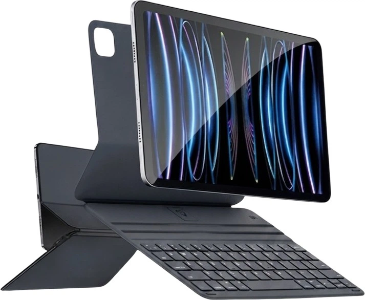 Чехол-клавиатура для планшета Apple iPad 11" 2025 (A16)/10.9" 2022 Smorss Black - Фото 2 Чехол-клавиатура для планшета Apple iPad 11" 2025 (A16)/10.9" 2022 Smorss Black - изображение 2