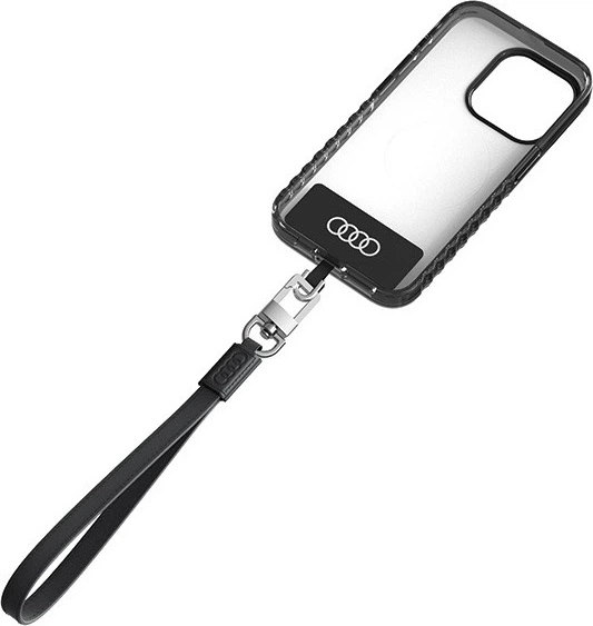 Uniwersalny sznurek Audi Crossbody Leather 28 cm 10 mm Black (6955250228367) - obraz 2