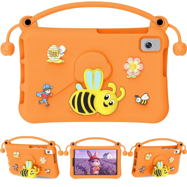 Противоударный детский чехол EVA Yellow Bee с подставкой и ручкой-держателем для Samsung Galaxy Tab A11 / Tab A9 экран 8.7" дюймов (SM-X135, SM-X130, SM-X115, SM-X110) Оранжевый - Фото 1 Противоударный детский чехол EVA Yellow Bee с подставкой и ручкой-держателем для Samsung Galaxy Tab A11 / Tab A9 экран 8.7" дюймов (SM-X135, SM-X130, SM-X115, SM-X110) Оранжевый - изображение 1