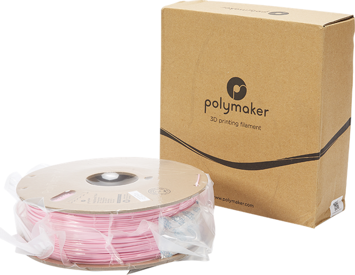 Filament Polymaker do druku 3D PolyTerra PLA 1 kg Sakura Pink (6938936709084) - obraz 3