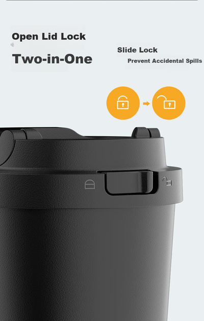 Термокружка LOCK&LOCK с кнопкой 550 мл Black - изображение 4
