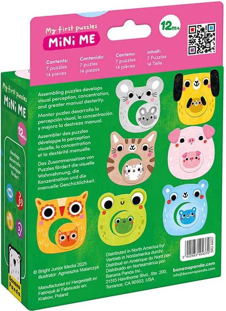 Puzzle Banana Panda Moje pierwsze puzzle Mini-zwierzęta z maluchami (3695081) - Zdjęcie 3 Puzzle Banana Panda Moje pierwsze puzzle Mini-zwierzęta z maluchami (3695081) - obraz 3