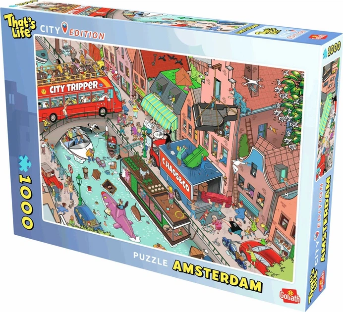 Puzzle Goliath That's Life City Edition Amsterdam 1000 elementów (2081129) - obraz 3