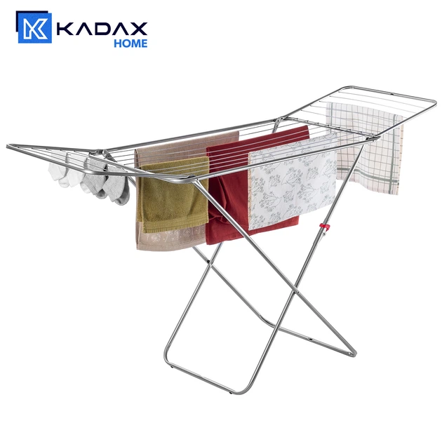 Сушарка для білизни KADAX підлогова 18 м, срібляста (5903699471999) - зображення 9