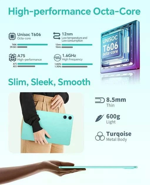 Планшет Odea A10PRO + Комплект Аксесуарів (12/128) Android 15 - изображение 4