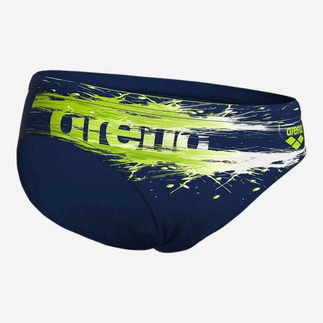 Подростковые плавки для мальчика Arena Paint Swim Briefs 011800-750 140 см Темно-синие (3468337913597) - изображение 3
