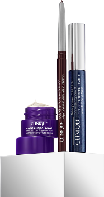 Zestaw kosmetyków do makijażu Clinique Eye Essentials Soft Smolder Tusz do rzęs czarny 6 ml + Kredka do oczu Intense Chocolate 0.14 g + Krem pod oczy 5 ml (192333320631) - Zdjęcie 2 Zestaw kosmetyków do makijażu Clinique Eye Essentials Soft Smolder Tusz do rzęs czarny 6 ml + Kredka do oczu Intense Chocolate 0.14 g + Krem pod oczy 5 ml (192333320631) - obraz 2