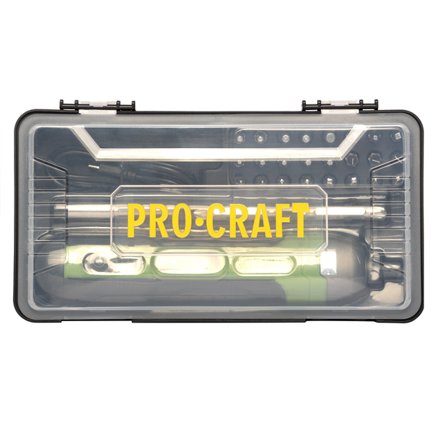 Аккумуляторная отвертка Procraft KS510, набор бит, кейс - изображение 6