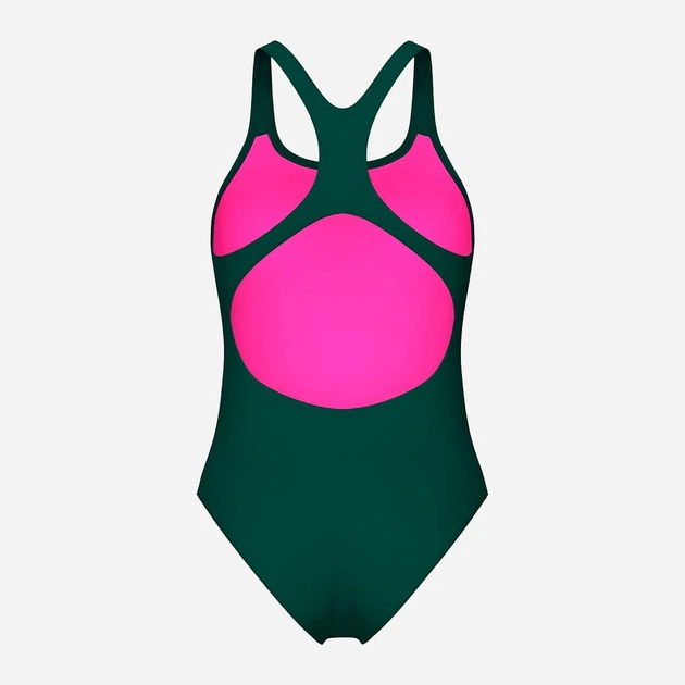 Купальник слитный женский Arena Team Swimsuit Swim Pro Solid 004760-609 Темно-зеленый (3468337729242) - изображение 7
