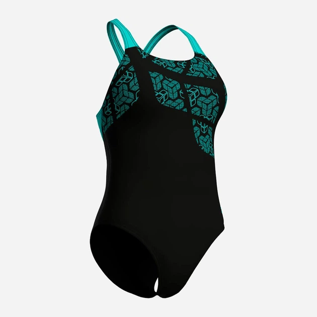 Купальник слитный женский Arena Kikko Swimsuit Swim Pro Back 010807-580 Черный/Бирюзовый (3468337854531) - Фото 9 Купальник слитный женский Arena Kikko Swimsuit Swim Pro Back 010807-580 Черный/Бирюзовый (3468337854531) - изображение 9