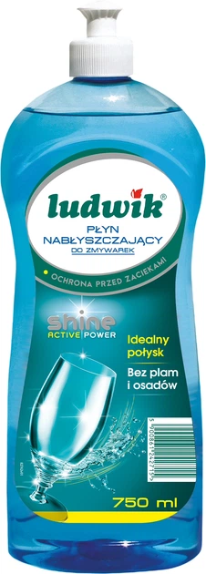 Płyn nabłyszczający do zmywarek Ludwik 750 ml (5900861242715) - Zdjęcie 1 Płyn nabłyszczający do zmywarek Ludwik 750 ml (5900861242715) - obraz 1