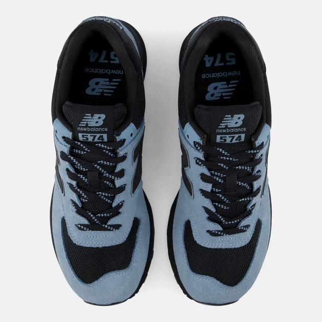 Мужские синие замшевые кроссовки New Balance 574 44,5 (10,5) 28,5 см (M5743KI) - изображение 3
