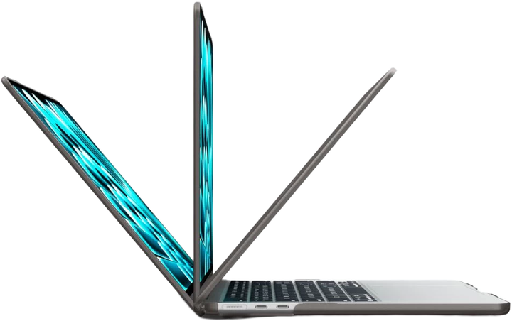 Etui Spigen AirSkin do MacBook Air 13 M2-M5 2023-2026 Black (8800337246643) - obraz 3