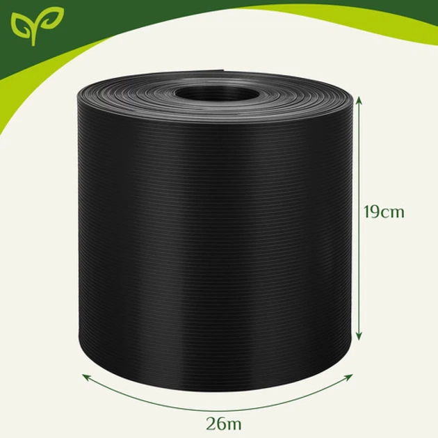 Лента для забора Gardlov 19 см x 26 м 700 г/м² Anthracite (5900779951679) - изображение 2