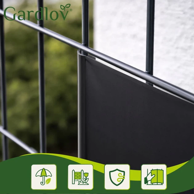 Клипсы для ленты забора Gardlov 20 шт Anthracite (5900779951211) - изображение 3