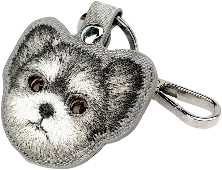 Etui Nimmy do lokalizatora New Big Eyed Pet 2.0 Dog Grey (6971080313172) - obraz 3