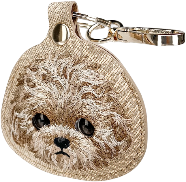 Etui-brelok Nimmy do AirTag New Big Eyed Pet 2.0 Dog Brown (6971080311819) - obraz 4