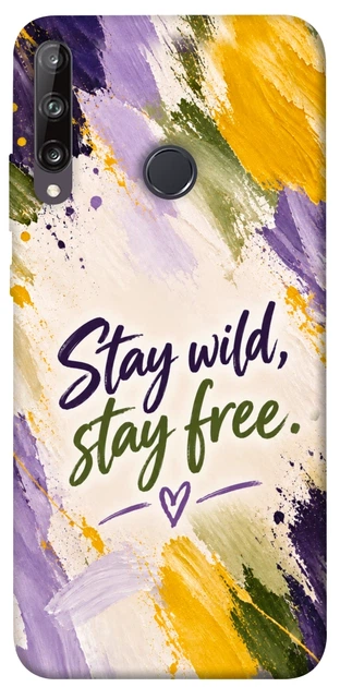 Чехол для Huawei P40 Lite E с принтом Stay wild - Фото 1 Чехол для Huawei P40 Lite E с принтом Stay wild - изображение 1