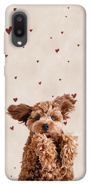 Чехол для Galaxy A02 с принтом Сute doggy - Фото 1 Чехол для Galaxy A02 с принтом Сute doggy - изображение 1