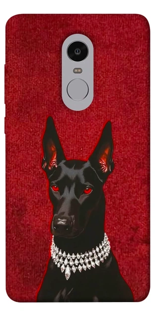 Чехол для Xiaomi Redmi Note 4X с принтом Premium doberman - Фото 1 Чехол для Xiaomi Redmi Note 4X с принтом Premium doberman - изображение 1