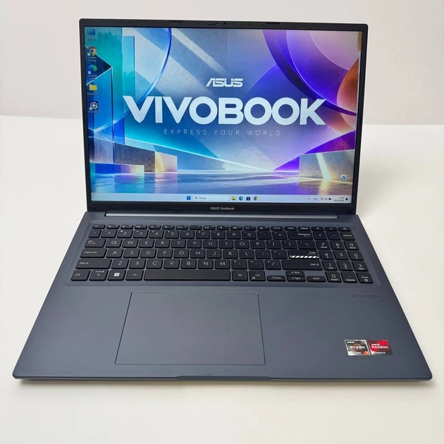 Ультрабук Б-класс Asus VivoBook 16X M1603QA / 16" (1920x1200) IPS / AMD Ryzen 7 5800H (8 (16) ядер по 3.2 - 4.4 GHz) / 8 GB DDR4 / 256 GB SSD NVMe / AMD Radeon RX Vega 8 Graphics / WebCam б/у - изображение 2