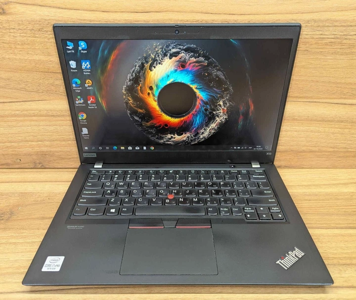 Ультрабук Lenovo ThinkPad X13 Gen1 / 13.3" (1920x1080) IPS / Intel Core i7-10610U (4 (8) ядра по 1.8 - 4.9 GHz) / 16 GB DDR4 / 256 GB SSD / Intel UHD Graphics / WebCam / Windows 10 б/у + Подарок Беспроводная мышь / USB - изображение 2