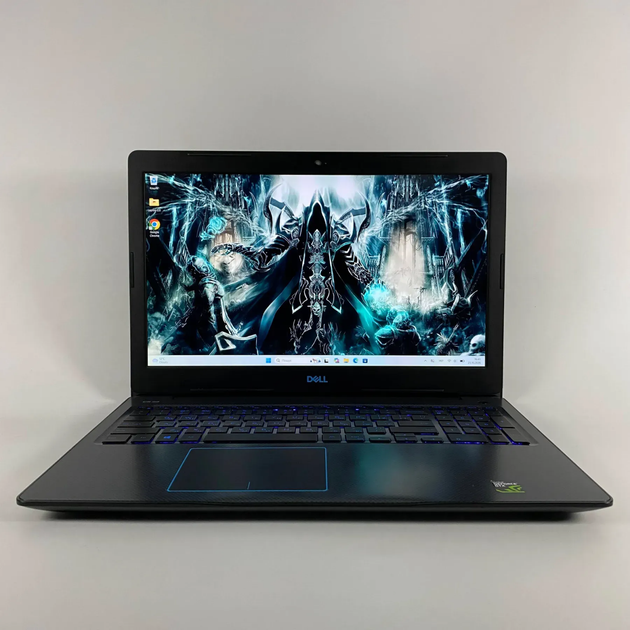 Ігровий ноутбук Б-клас Dell G3 3579 / 15.6" (1920x1080) IPS / Intel Core i7-8750H (6 (12) ядер по 2.2 - 4.1 GHz) / 16 GB DDR4 / 128 GB SSD + 1000 GB HDD / nVidia GeForce GTX 1050 Ti, 4 GB GDDR5, 128-bit / WebCam / HDMI б/в + Подарунок Бездротова миша - зображення 2