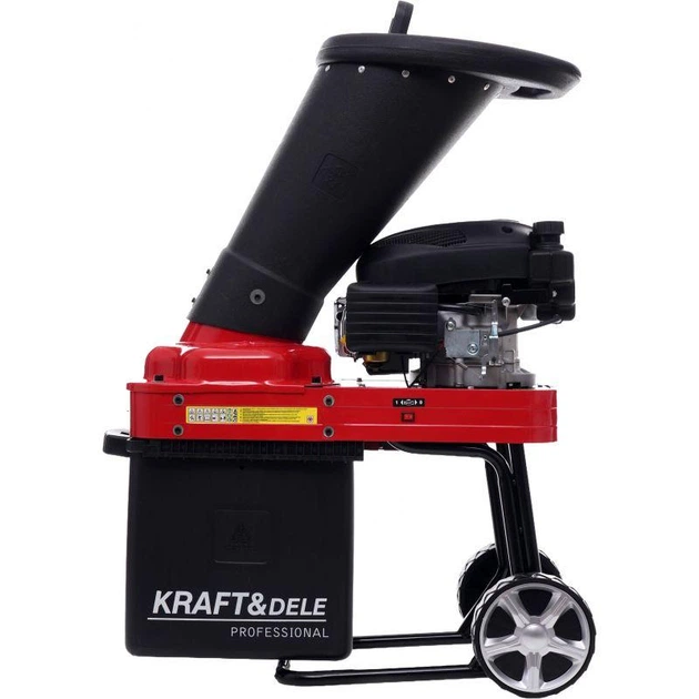 Измельчитель веток бензиновый шредер Kraft&Dele KD5204 4300 Вт до 47 мм 6 л.с. веткоизмельчитель садовый для древесины листьев кустов веток дереводробилка на бензине для сада дачи утилизации растительных отходов - изображение 10