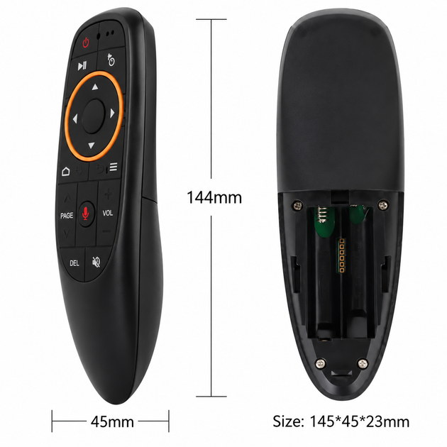 Пульт дистанционного управления AIR MOUSE G10S REAL с гироскопом и голосовым поиском - Фото 2 Пульт дистанционного управления AIR MOUSE G10S REAL с гироскопом и голосовым поиском - изображение 2