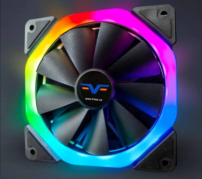 Набор вентиляторов Frime RGB + Fun hub + ДУ Frime Iris Galaxy KIT (IRISGALAXYKIT) - изображение 7