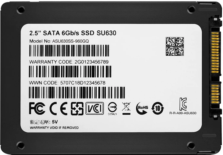 SSD диск ADATA Ultimate SU630 960GB 2.5" SATA III 3D NAND QLC (ASU630SS-960GQ-R) - зображення 5