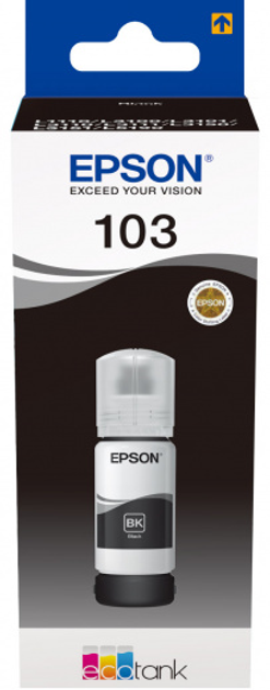 Контейнер з чорнилом Epson 103 для EcoTank L3151/L3201/L1250/L3156/L3251/L3266/L3150/L3260 Black (C13T00S14A) - зображення 2