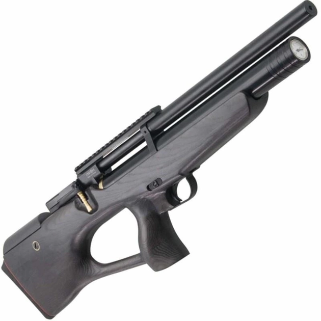 Пневматична гвинтівка PCP КОЗАК 330/180 4,5 мм (чорний/чорний) - зображення 2