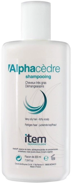 Акция на Шампунь Item Dermatologie Alphacedre Shampoo для дуже жирного волосся 200 мл от Rozetka