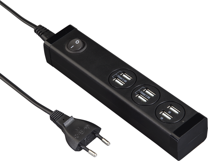 Сетевое зарядное устройство Hama 34W 6xUSB Black (00121966) – фото ...
