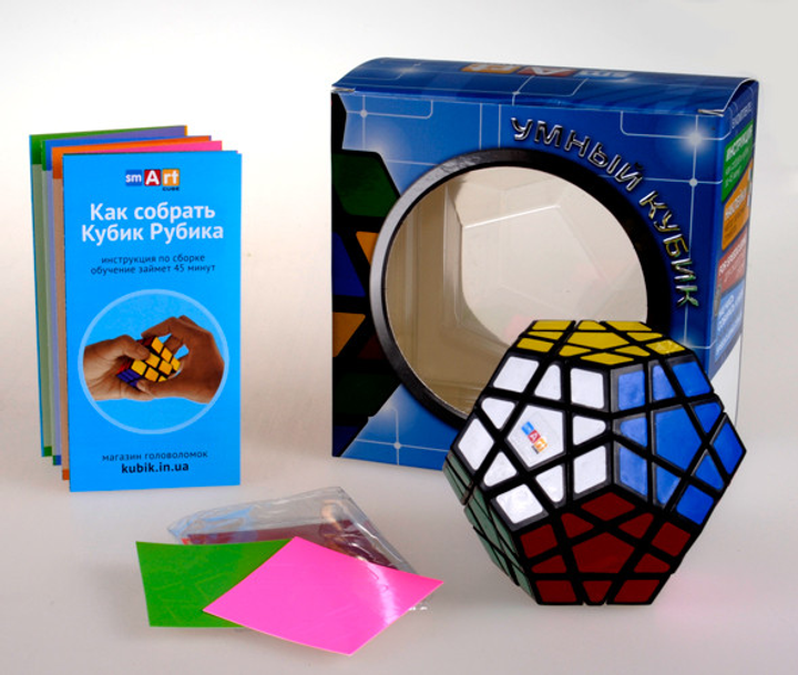 Мегаминкс Киломинкс 4х4 чёрный | Megaminx Kilominx 4x4 black