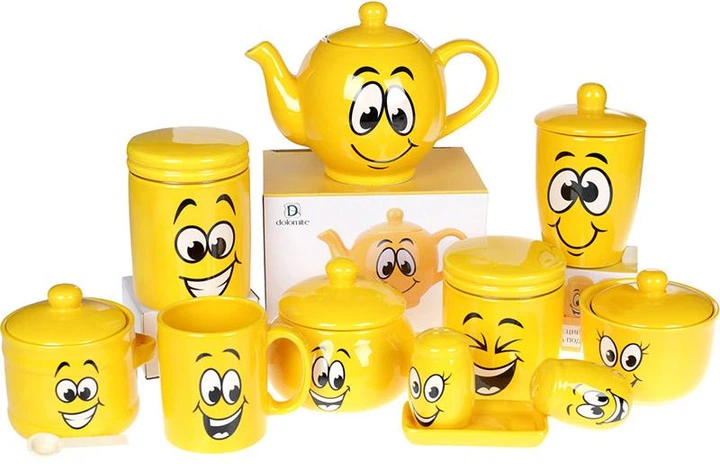 Сахарница керамическая "Funny Smile" 450мл Bona BD-DM771-SM - изображение 4