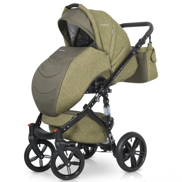 Детская универсальная коляска 2 в 1 Riko Brano Natural 04 Olive - Фото 2 Детская универсальная коляска 2 в 1 Riko Brano Natural 04 Olive - зображення 2
