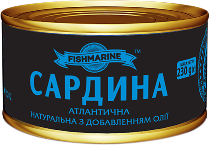 Сардины атлантические в масле Fishmarine № 3 240 г (4820062444941 ...