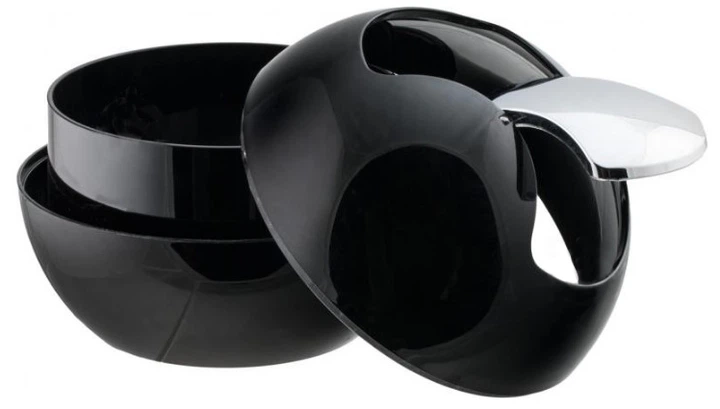 Ведро для мусора Spirella Plastic Bowl 14x16 см Черное (10.14972) - изображение 3
