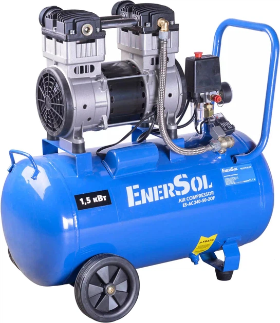 Компресор повітряний поршневий EnerSol ES-AC125-30-2OF 30 л - Фото 1 Компресор повітряний поршневий EnerSol ES-AC125-30-2OF 30 л - зображення 1